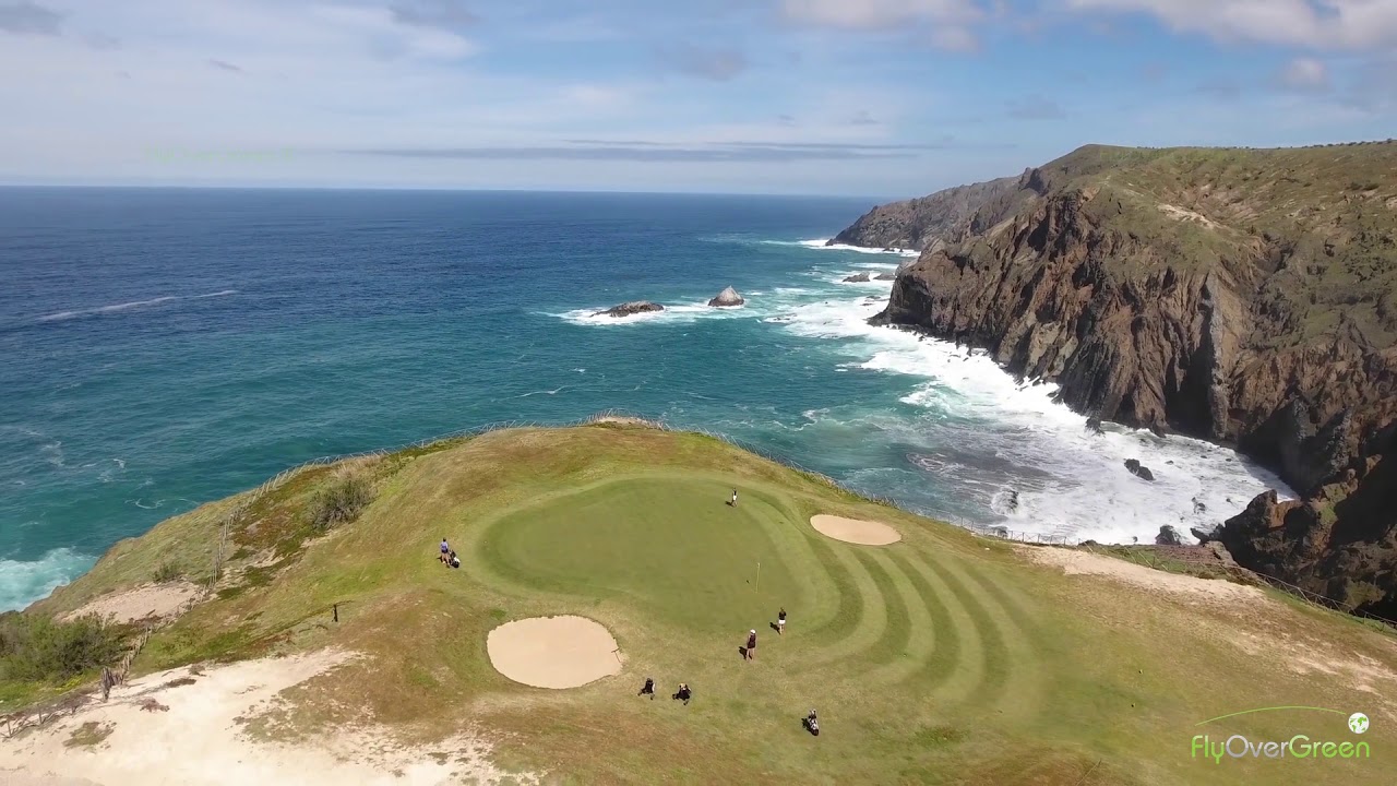 Porto Santo — The basalt cliff edge