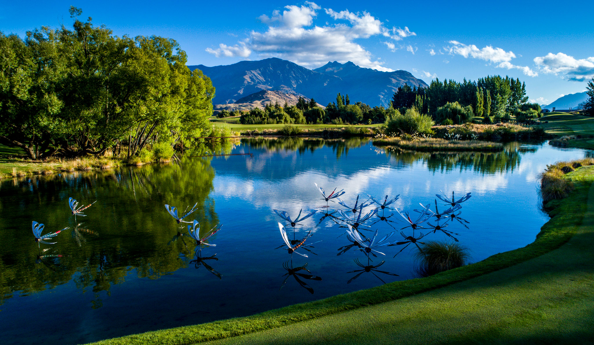 The Hills mountain backdrop